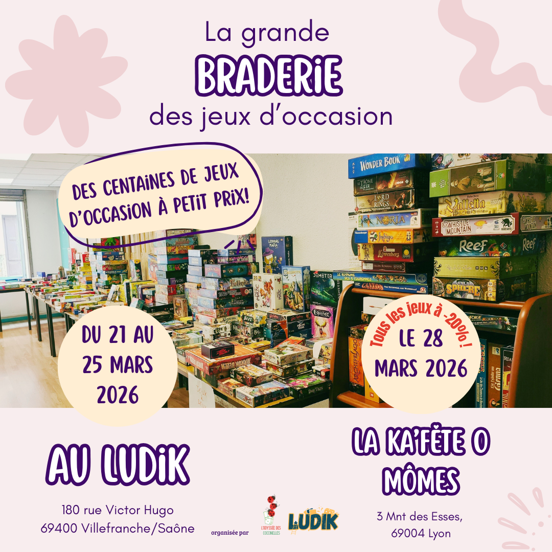 Plus d’informations sur «&nbsp;La grande braderie des jeux d'occasion&nbsp;»